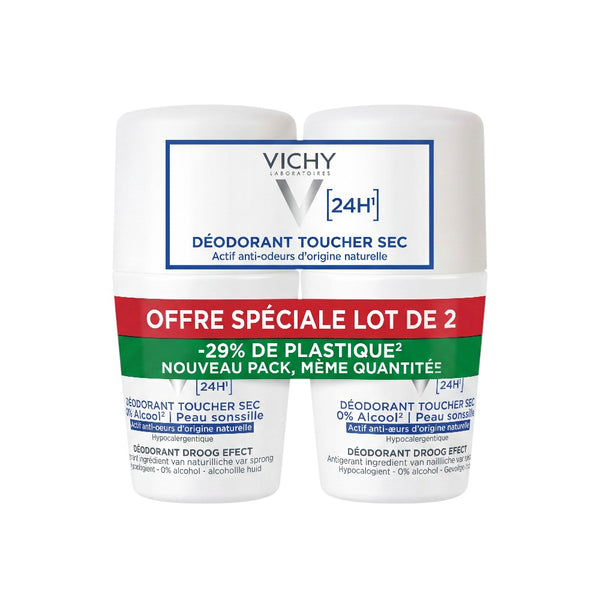 Vichy Twin Pack Roll-On Deodorant – Value Set