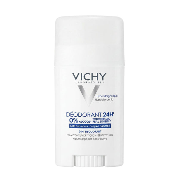Vichy Dry Touch Deodorant Stick 24H Sensitive Skin – Front View