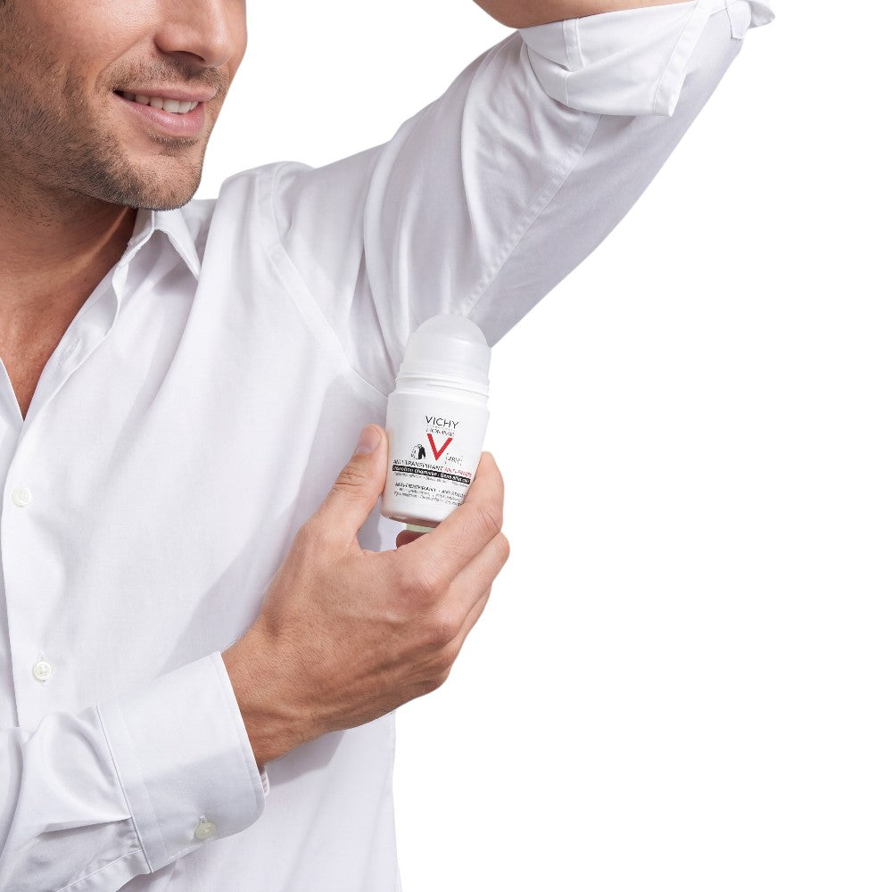 Vichy Homme Anti-Perspirant Anti-Stains Roll-On 50ml – Life Style