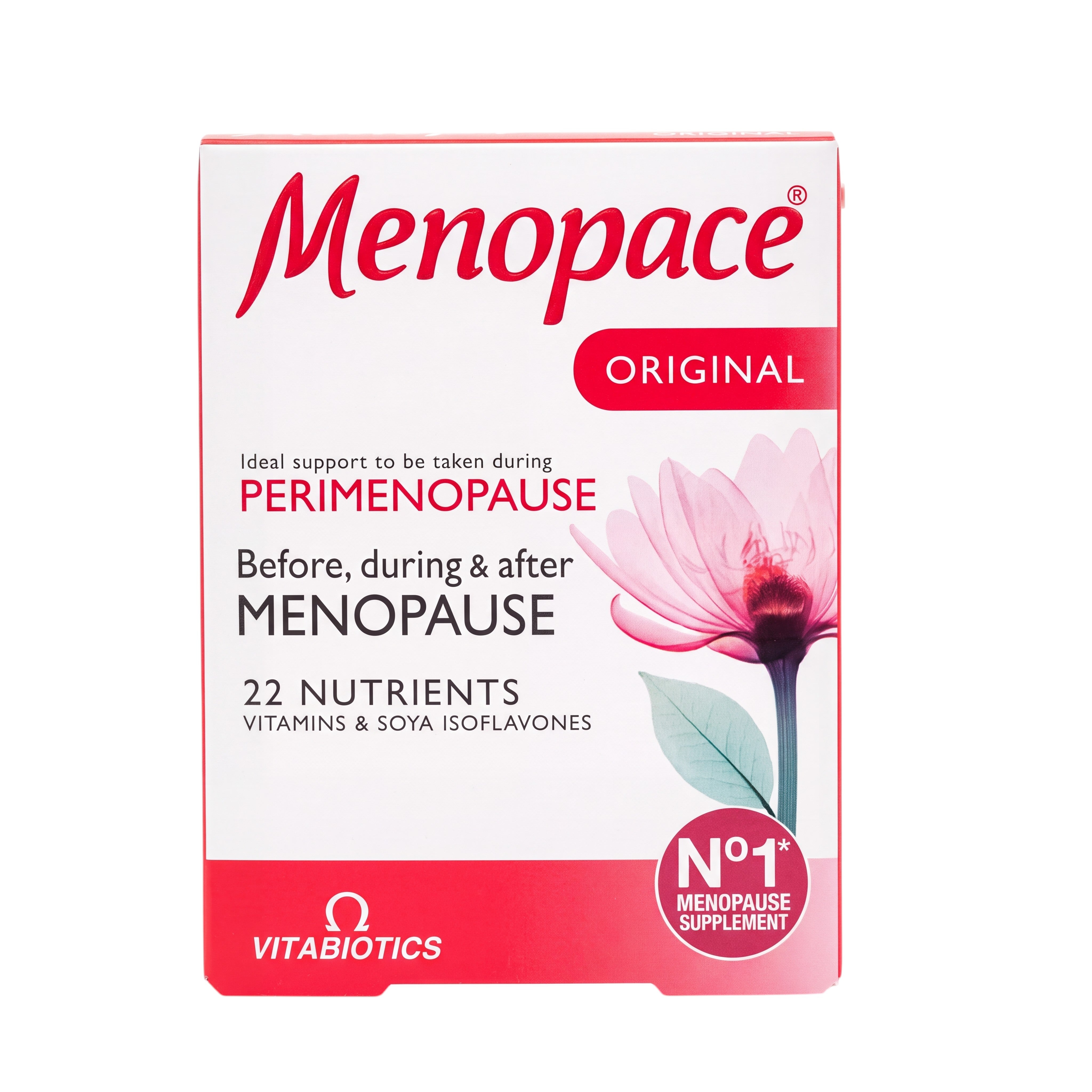 Vitabiotics Menopace Original 90 Tablets – Front Packaging
