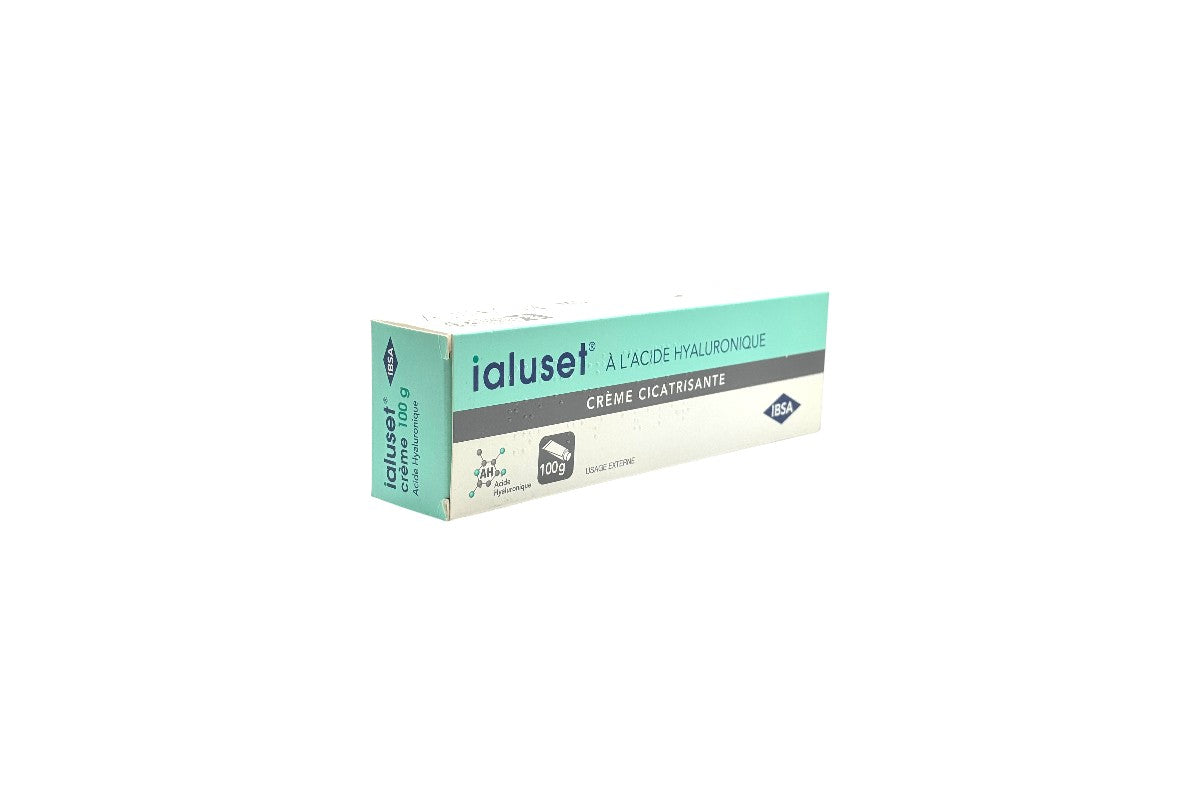 Ialuset Hyaluronic Acid Cream 100g dermatological moisturizing cream front packaging