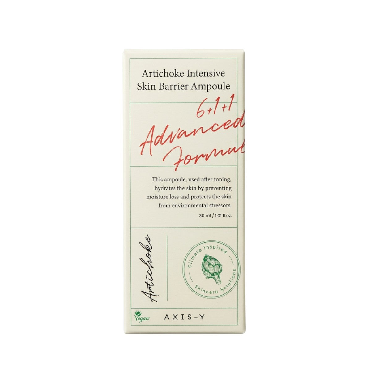 AXIS-Y Artichoke Intensive Skin Barrier Ampoule – Box