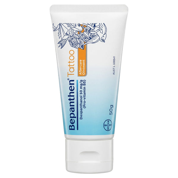 Bepanthen Tattoo Aftercare Ointment 50g – Front Tube 