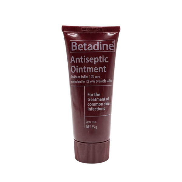 Betadine Antiseptic Ointment 10% Povidone-Iodine 65g – Front View