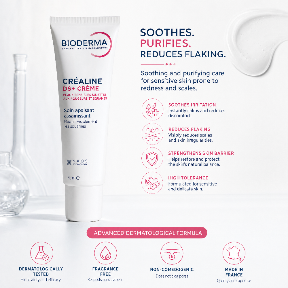 Bioderma Créaline DS+ Cream 40ml – Benefits