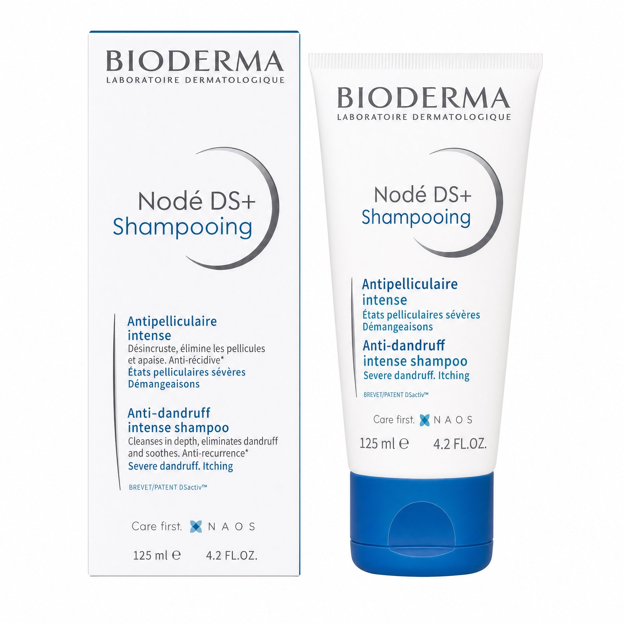 Bioderma Nodé DS+ Shampoo Anti-Dandruff Intense Shampoo 125ml with Box Front View