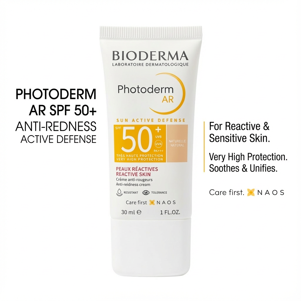 Bioderma Photoderm AR SPF50+ Anti‑Redness cream 30 ml — front product shot