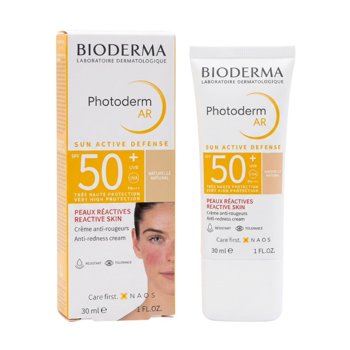 Bioderma Photoderm AR SPF50+ Anti‑Redness cream with packaging box