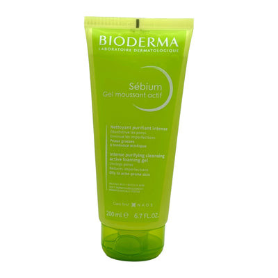 Bioderma Sebium Active Foaming Gel 200 ml – Purifying Cleanser for Oily Skin