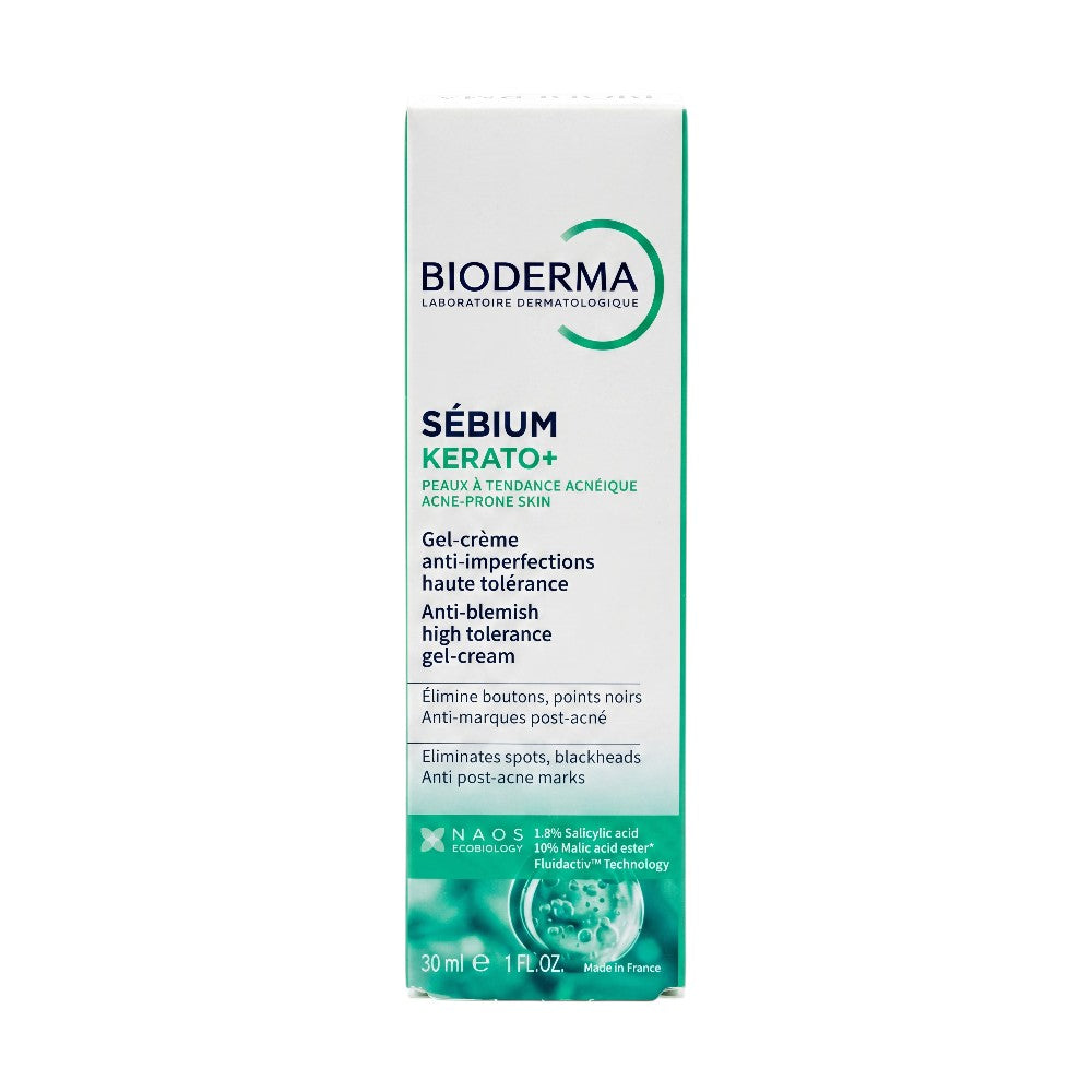 Bioderma Sébium Kerato+ Anti-Blemish Gel-Cream 30ml – Box Front