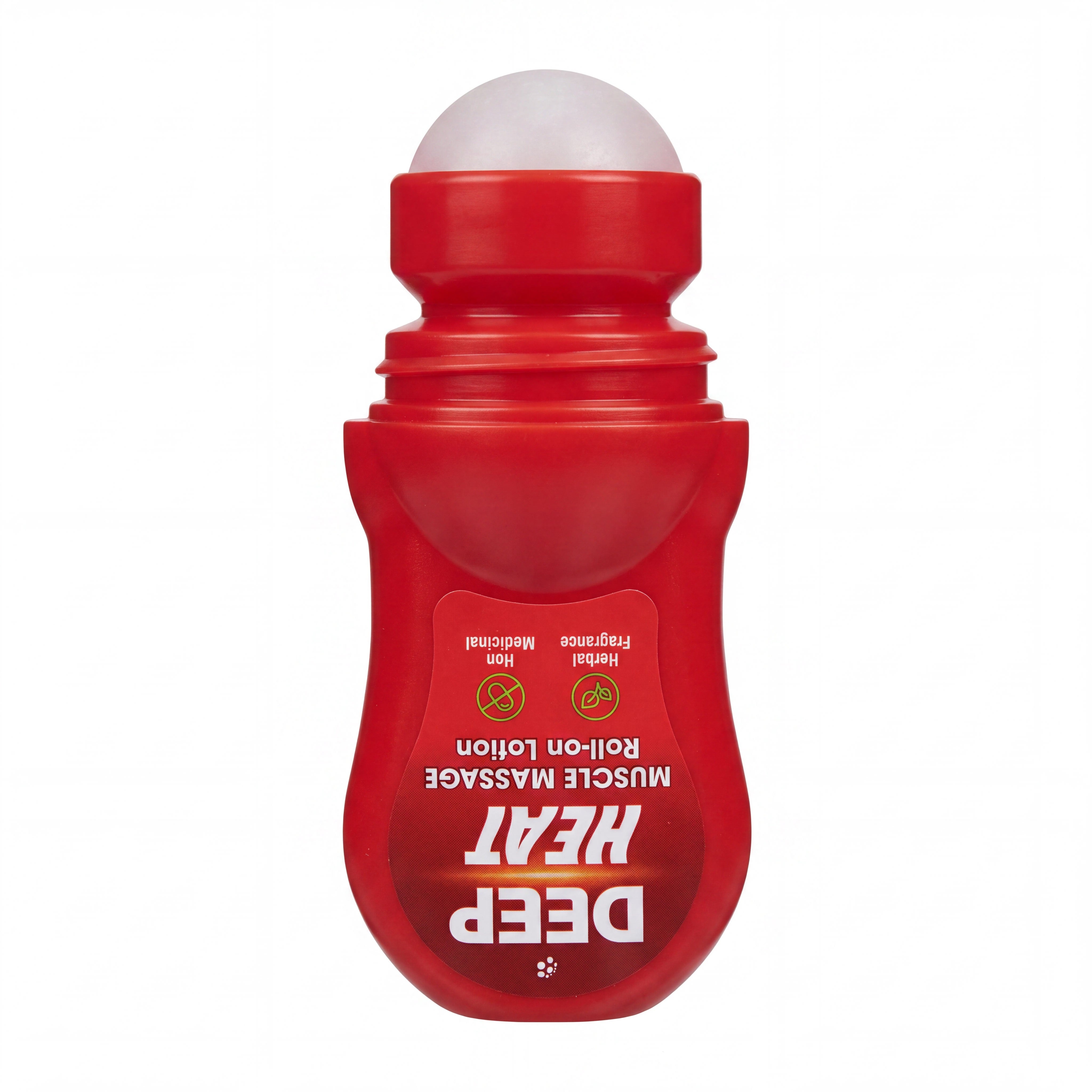 Deep Heat Muscle Massage Roll-On Lotion – Open Rollerball Detail