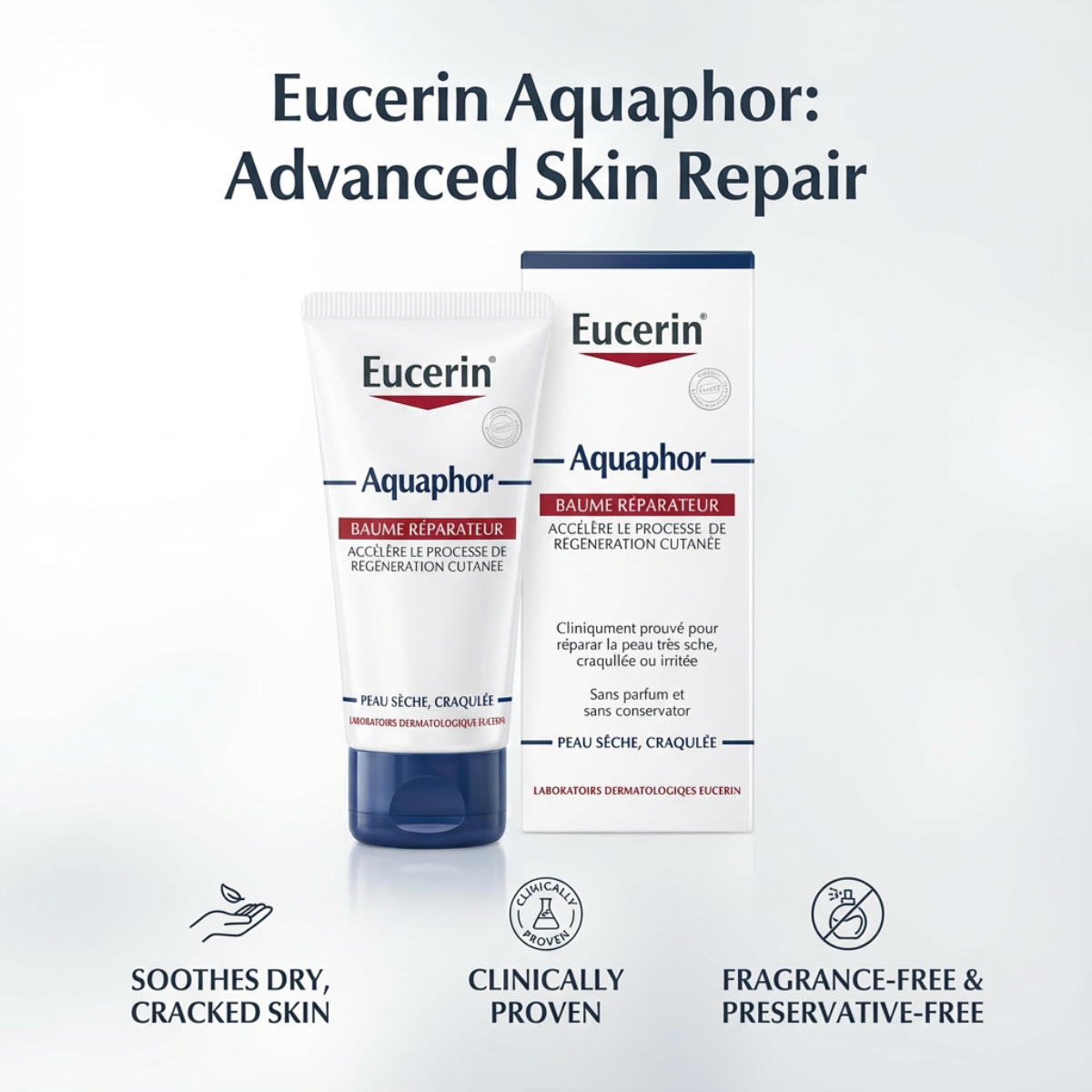 Eucerin Aquaphor Baume Réparateur 40g – In Hand