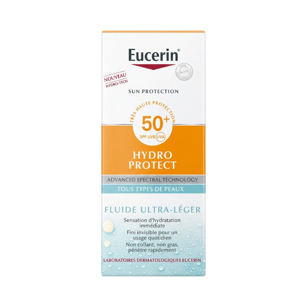 Eucerin Hydro Protect SPF 50+ Ultra-Light Fluid 50ml – Front