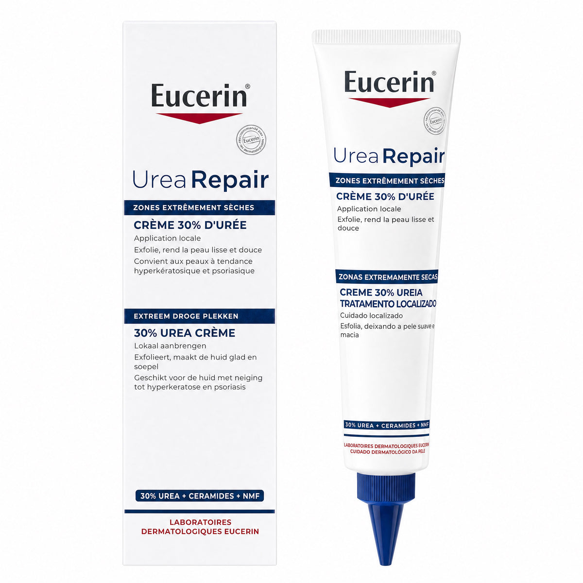 Eucerin UreaRepair 30% Urea Cream 75ml – Tube and Box Front