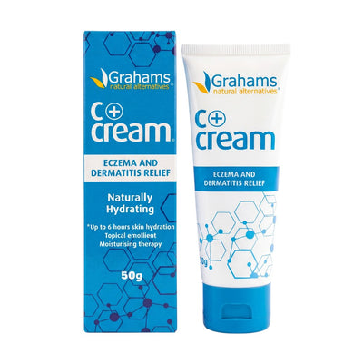Grahams Natural C+ Cream Eczema & Dermatitis Relief 50g