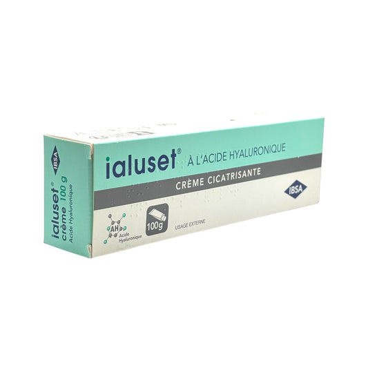 Texture of Ialuset hyaluronic acid moisturizing cream