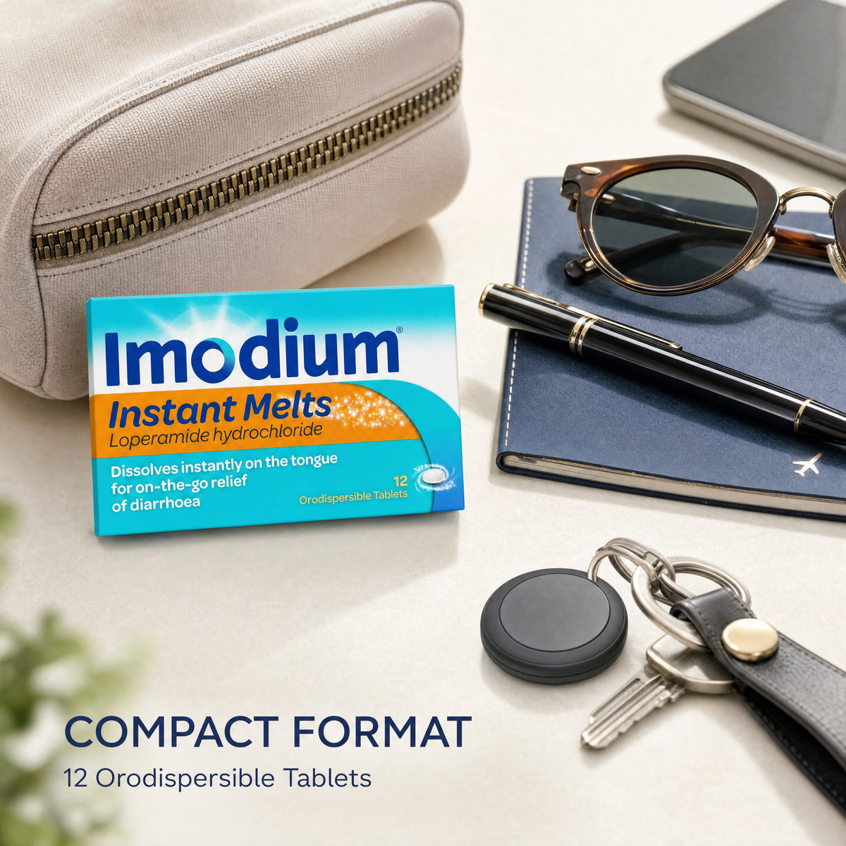 Imodium Instant Melts Loperamide 2mg 12 Tablets – Travel Lifestyle