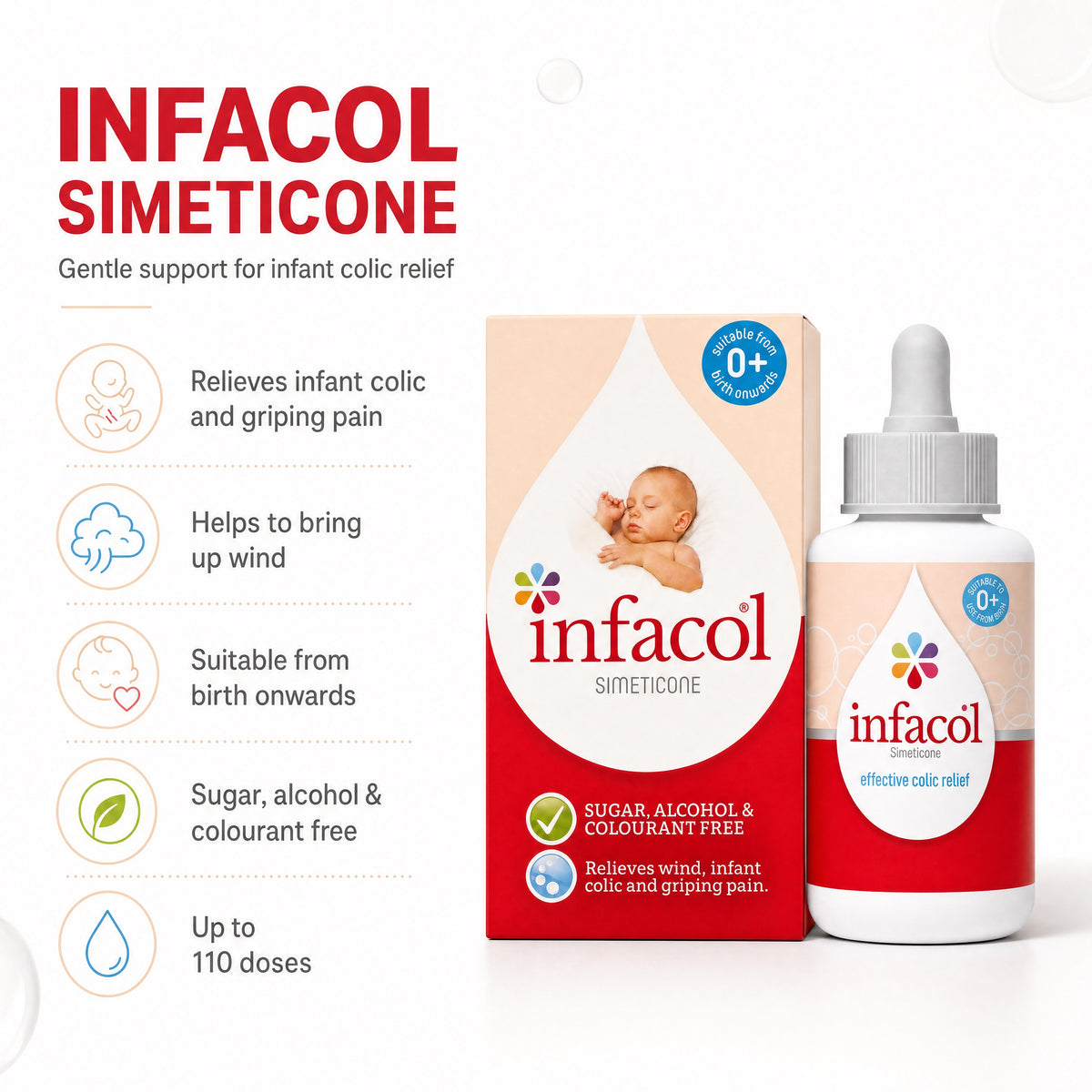 Infacol Simeticone Colic Relief Drops – Infant Colic and Wind Relief