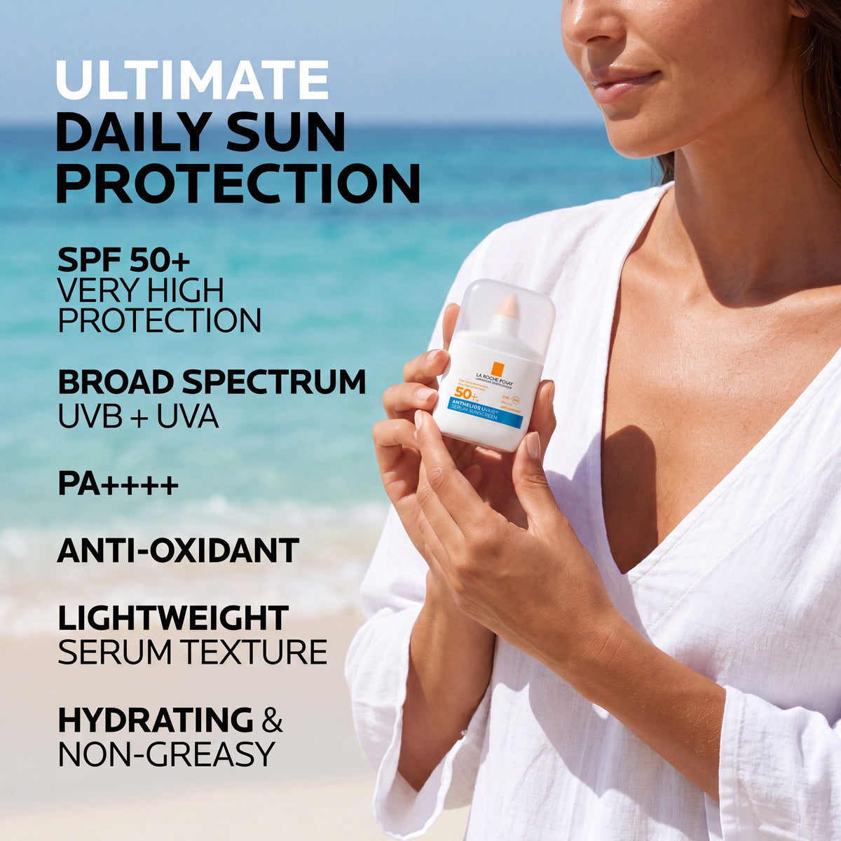 La Roche-Posay Anthelios UVAIR Serum Sunscreen SPF50+ – Lifestyle