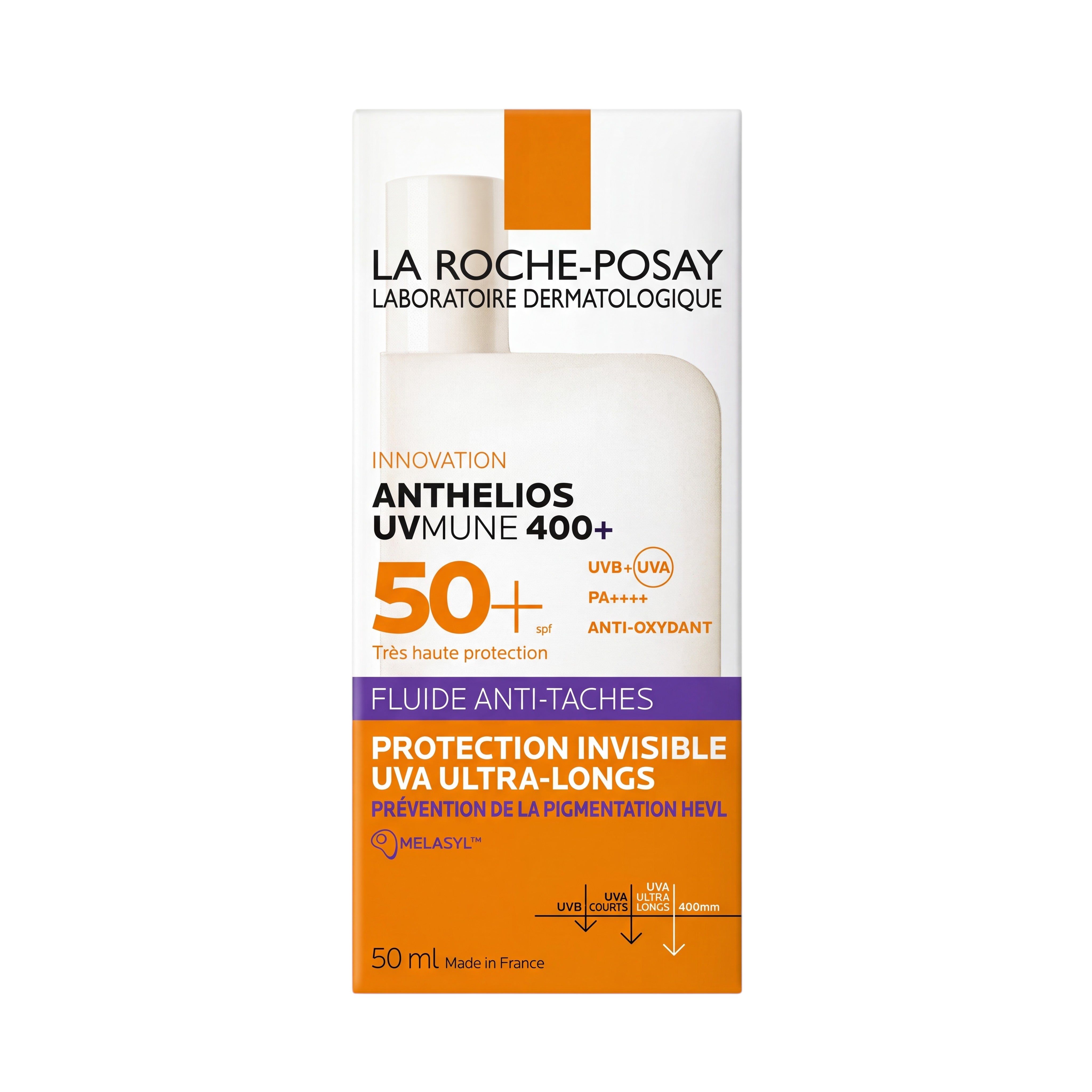 La Roche-Posay Anthelios UVMune 400 Anti-Dark Spots Fluid SPF50+ 50ml – Box