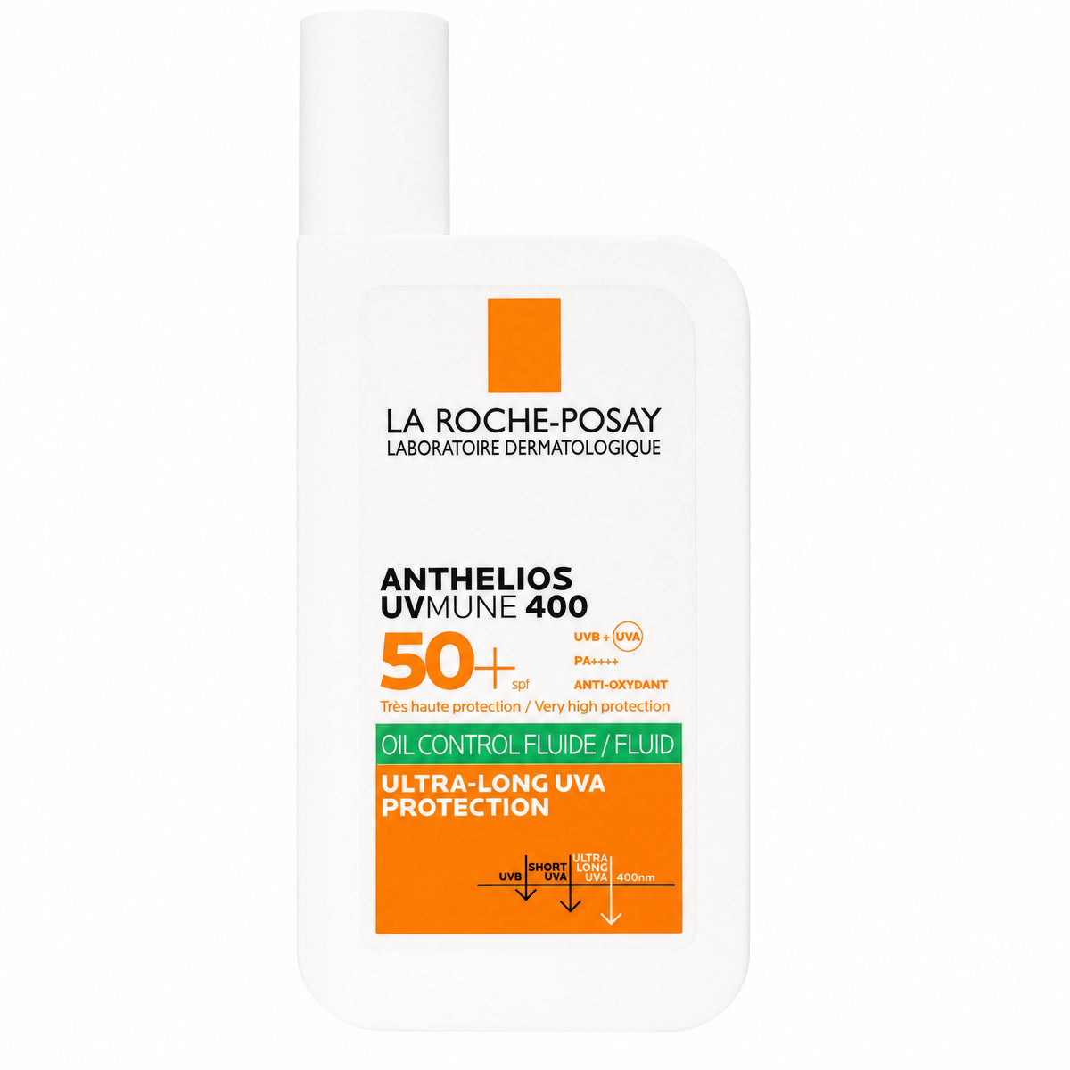 La Roche-Posay Anthelios UVMune 400 Oil Control Fluid SPF50+ – Bottle Front