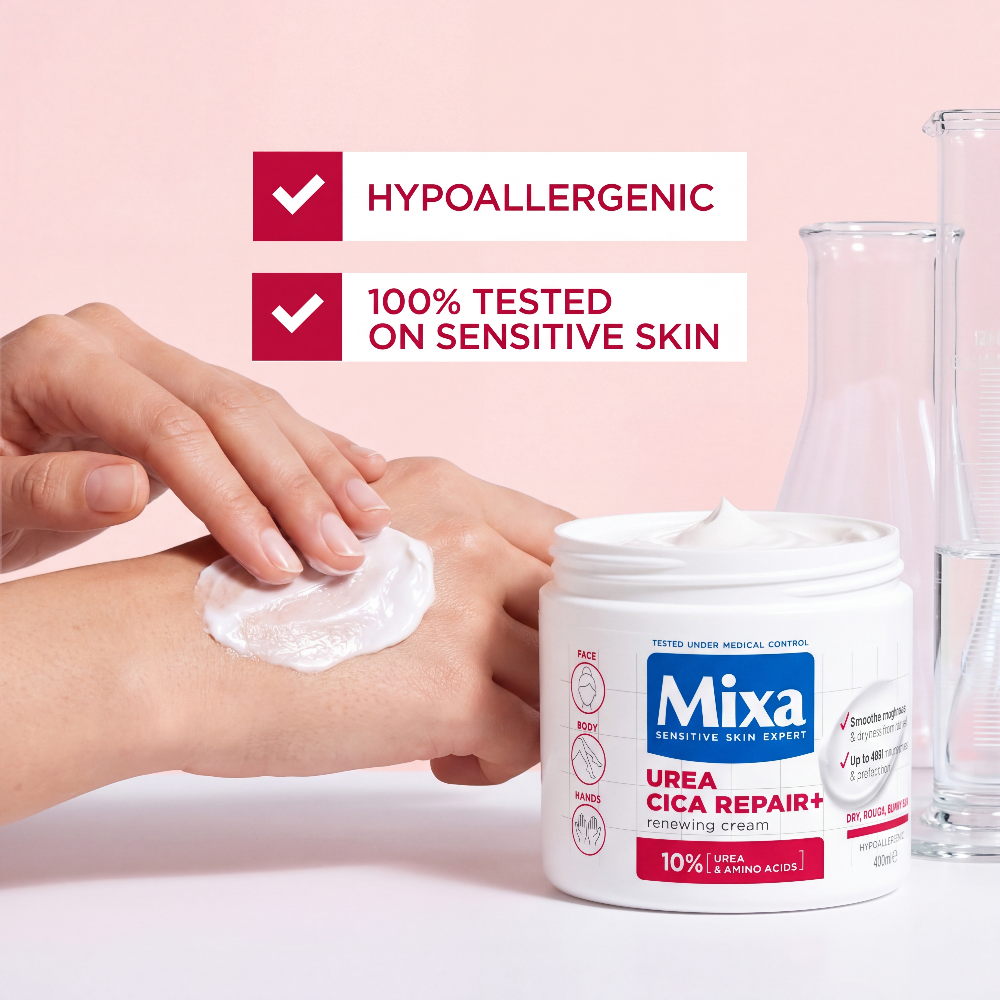 Mixa Cica Repair Cream 10% Urea – Texture