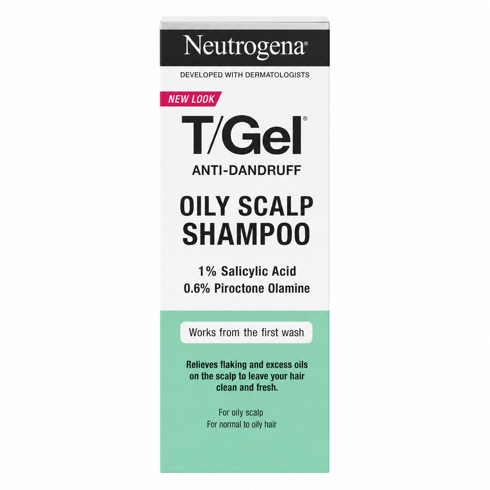 Neutrogena T/Gel Oily Scalp Shampoo – Packaging