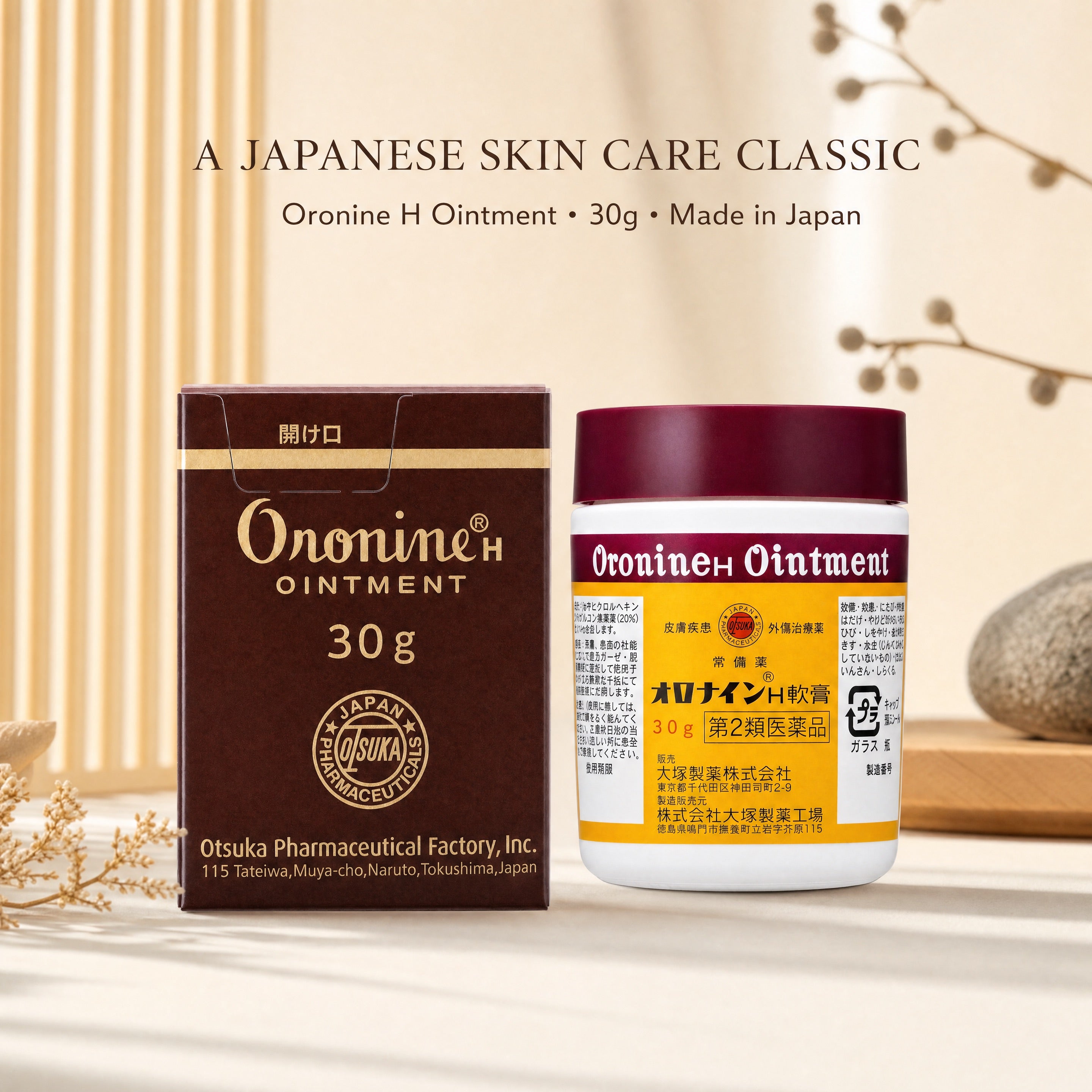 Otsuka Oronine H Ointment 30g – Japanese Household Classic
