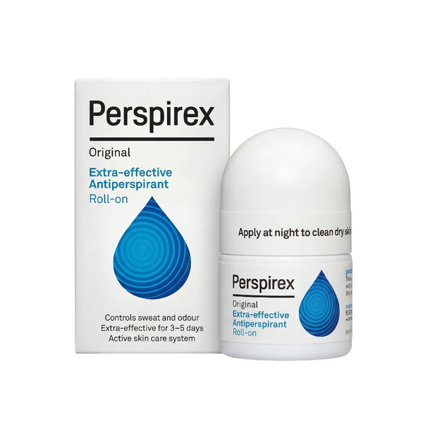 Perspirex Original Antiperspirant Roll-on 20 ml – Box & Bottle
