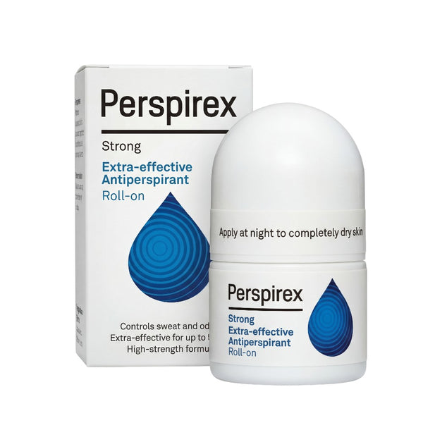 Perspirex Strong Antiperspirant Roll-on 20 ml – Box and Tube