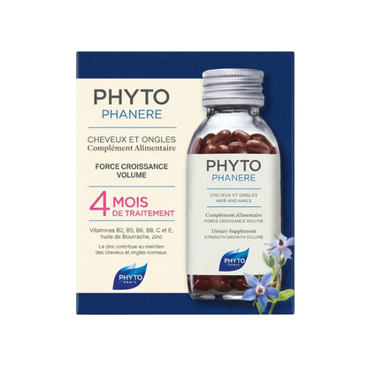 Phyto Phanere Hair & Nails Dietary Supplement – Front Box Image