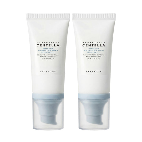 SKIN1004 Madagascar Centella Hyalu-Cica Water-Fit Sun Serum Twin Pack – Front