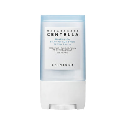 Skin1004 Madagascar Centella Hyalu-Cica Silky-Fit Sun Stick SPF50+ PA++++ – Lightweight Invisible Sun Protection (20g)