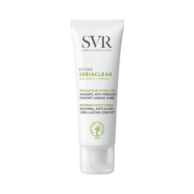 SVR Sebiaclear Hydra Repairing Moisturiser – Niacinamide 5% + Ceramides – 40ml