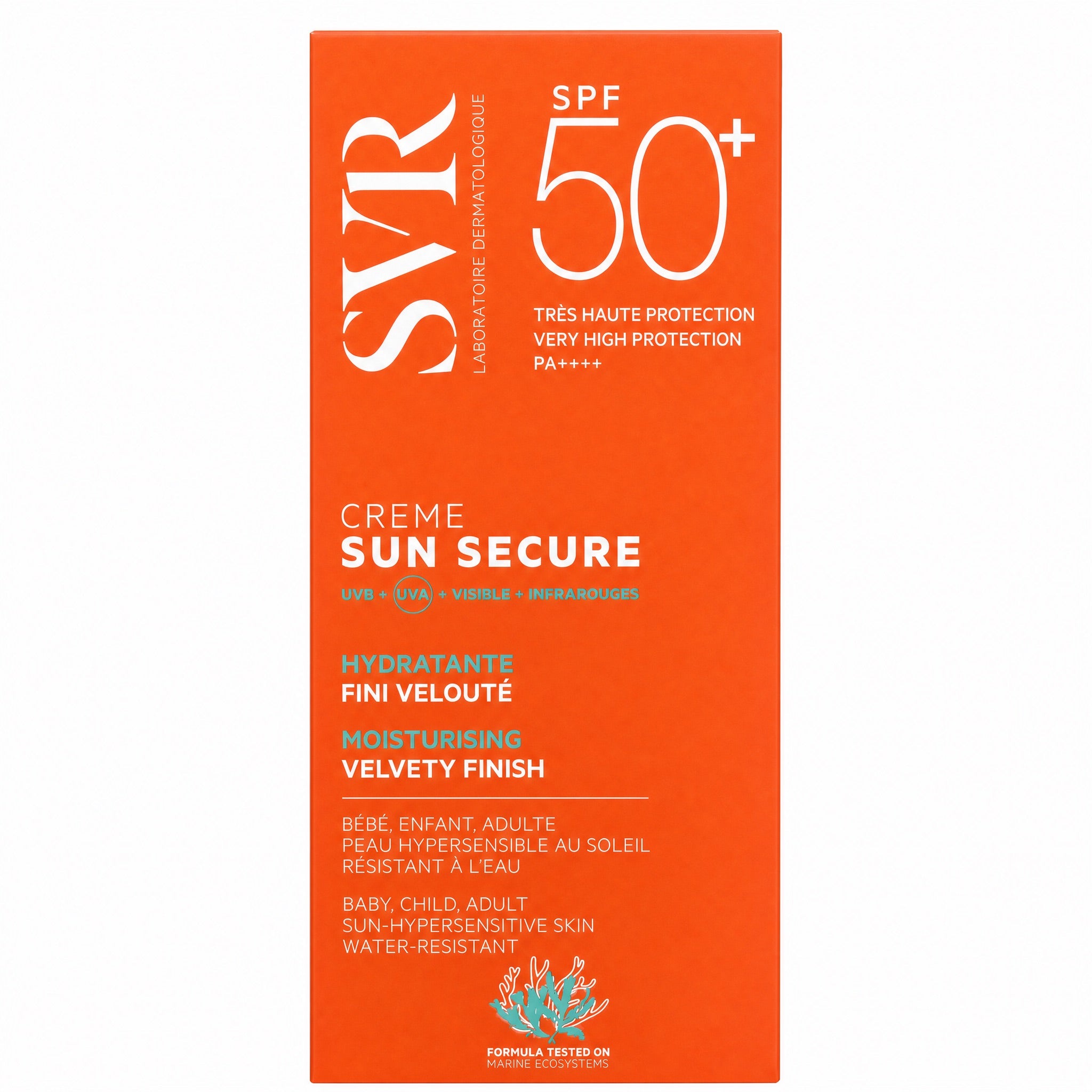 SVR Sun Secure Crème SPF50+ 50ml Retail Box Front