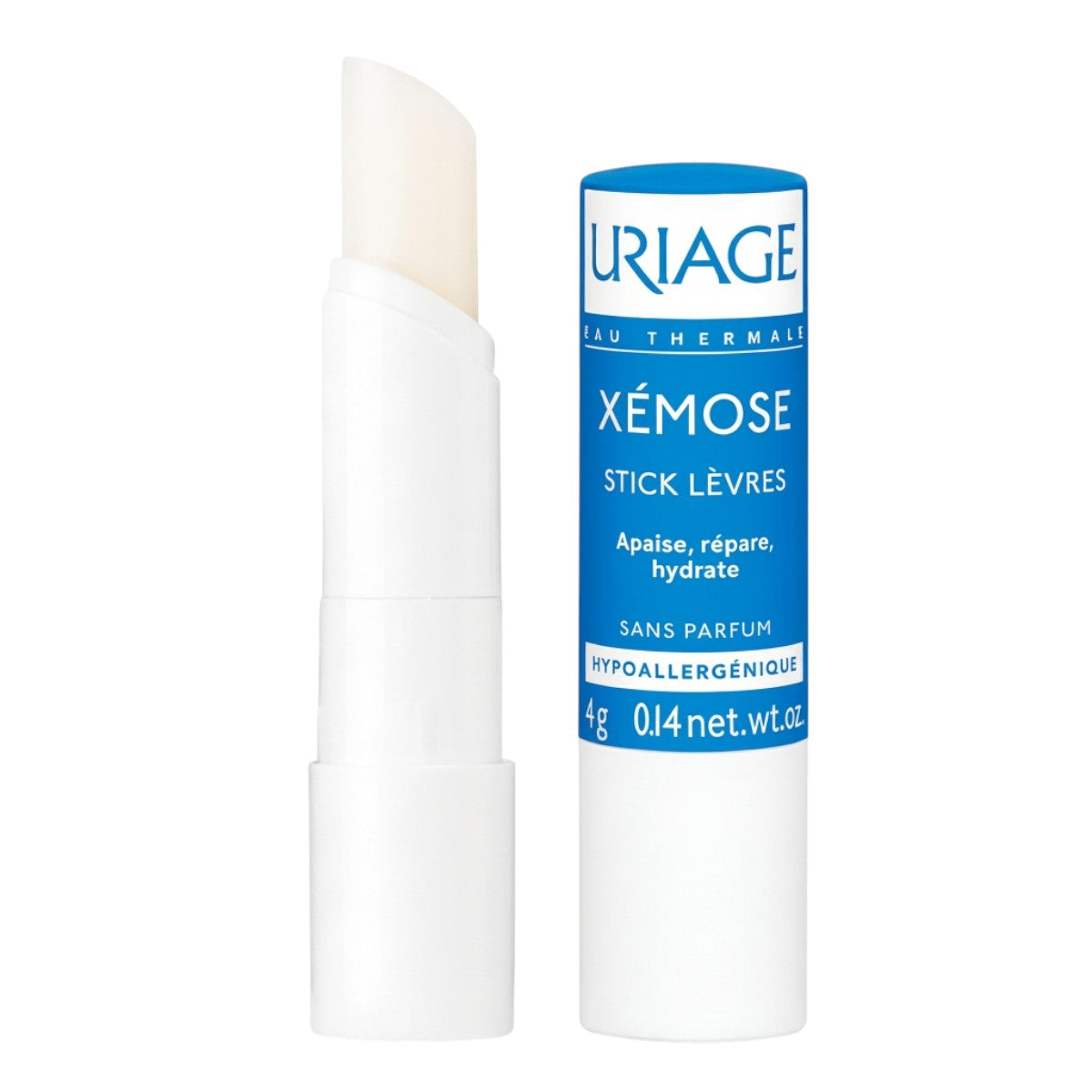 Uriage Xémose Moisturizing Lip Stick Duo – open stick