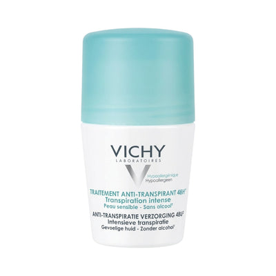 Vichy 48H Anti-Transpirant Roll-On Sensitive Skin Alcohol-Free 50ml