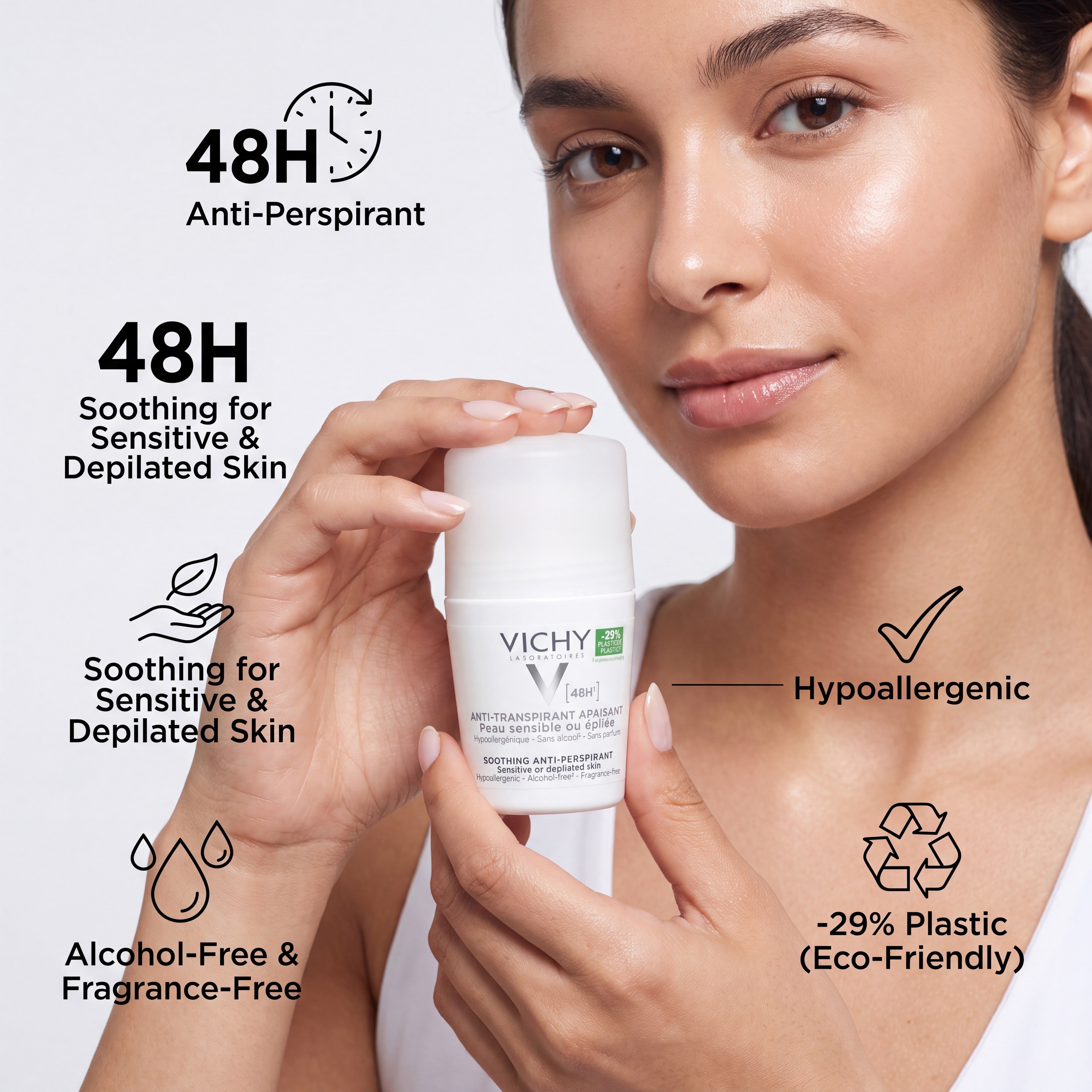 Vichy 48H Soothing Anti-Perspirant – Lifestyle