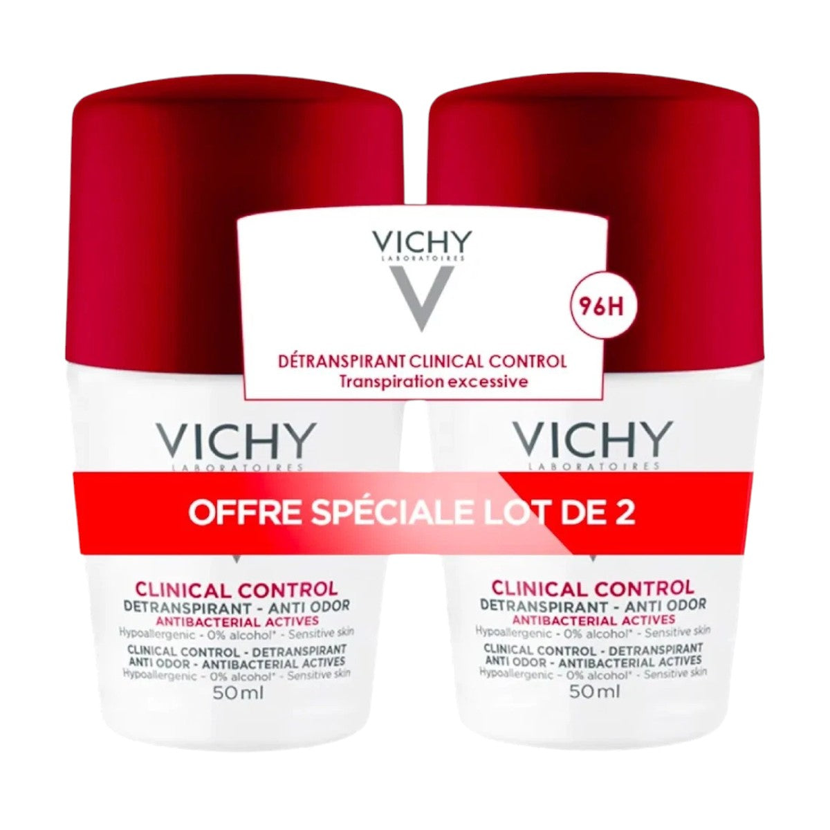Vichy Clinical Control 96H Antiperspirant – Front