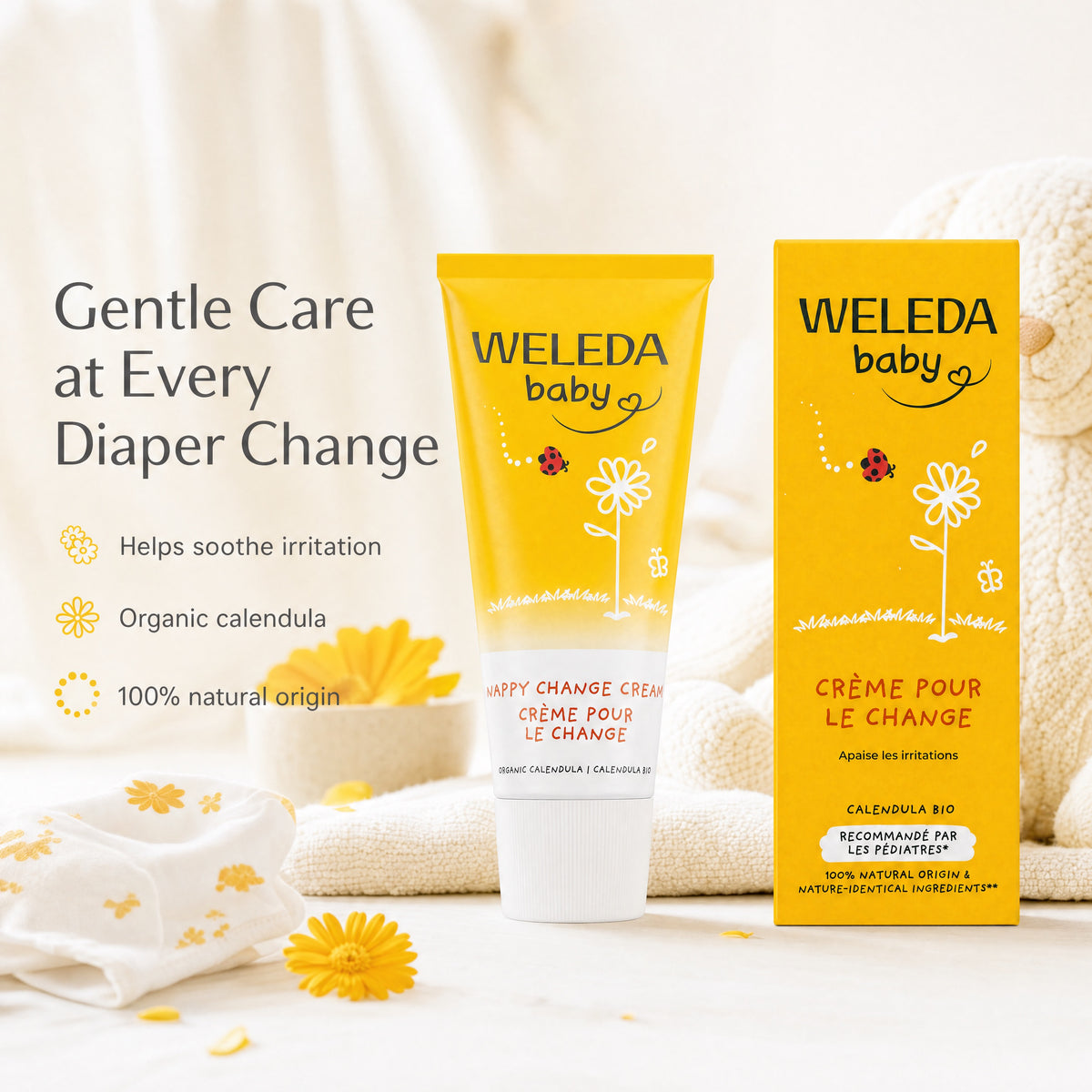 Weleda Baby Calendula Nappy Change Cream 75ml – Key Benefits