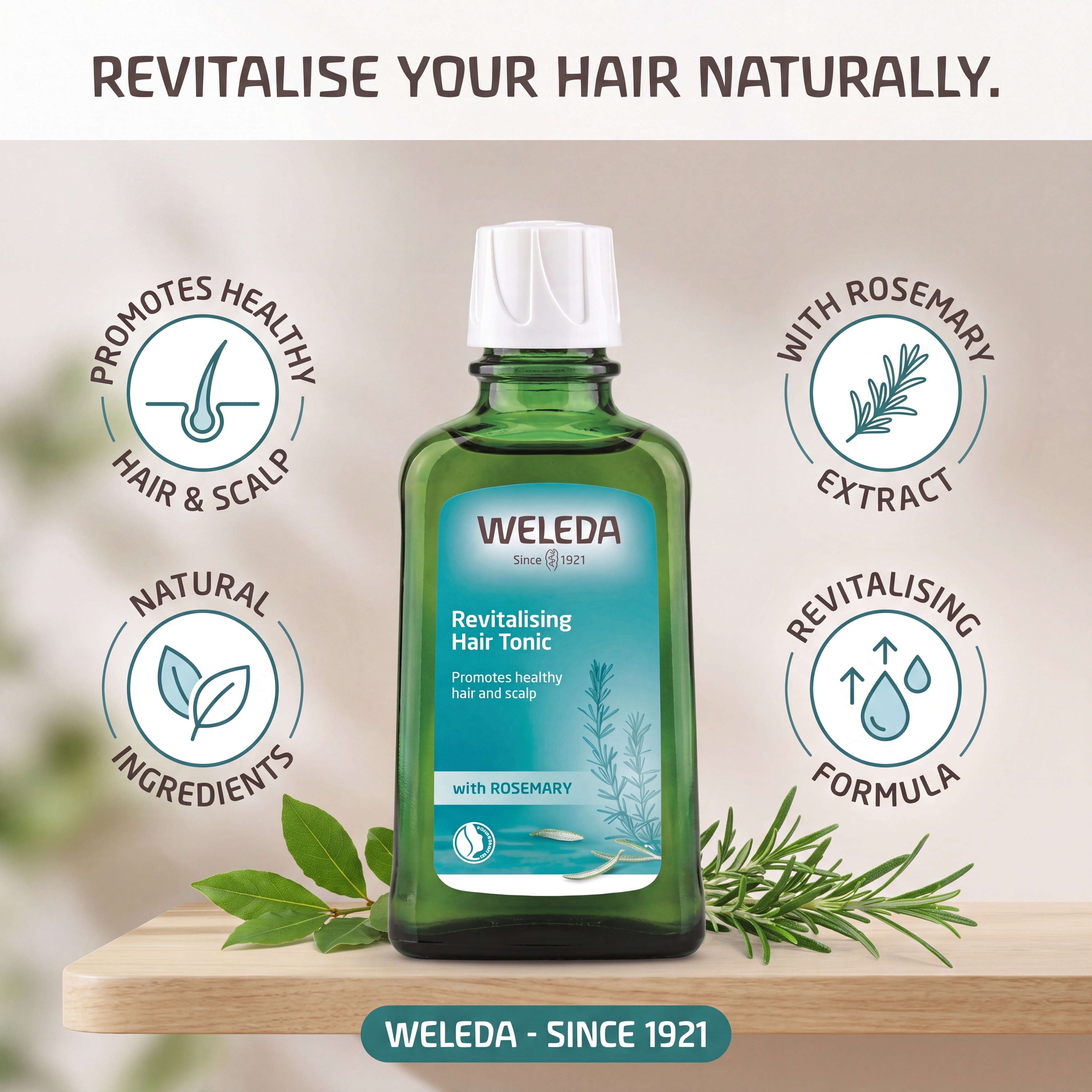 Weleda Revitalising Hair Tonic 100ml – Product Information
